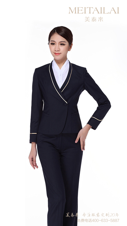 遂宁中式风酒店服装定做