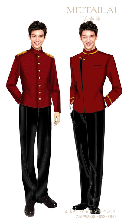 遂宁时尚休闲风酒店服装