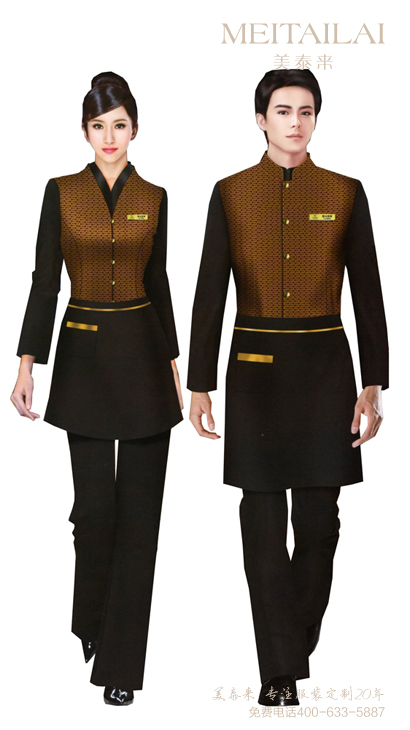 遂宁时尚休闲风酒店服装生产